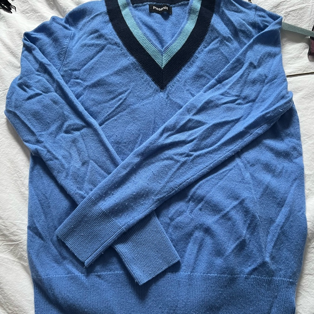 Pringle Women's Crew Neck Sweater in Blue